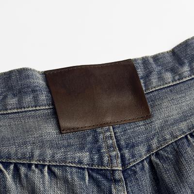 refomed [ FRESH MAN DENIM WIDE PANTS "USED" ] USED