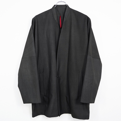 YANTOR [ Uneven Dyed Wool Skin Jacket ] BLACK