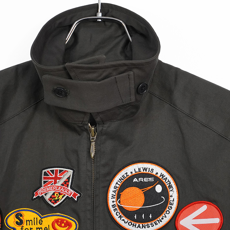 ESSAY [ DRIZZLER PATCH JACKET (J-2) ] CHARCOAL | ロイド・エフ