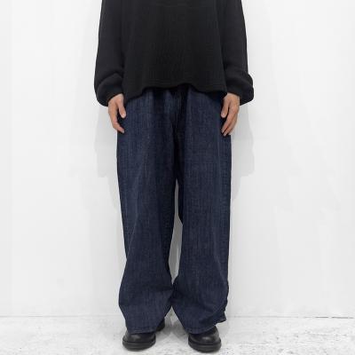 refomed [ FRESH MAN DENIM WIDE PANTS "SB" ] INDIGO