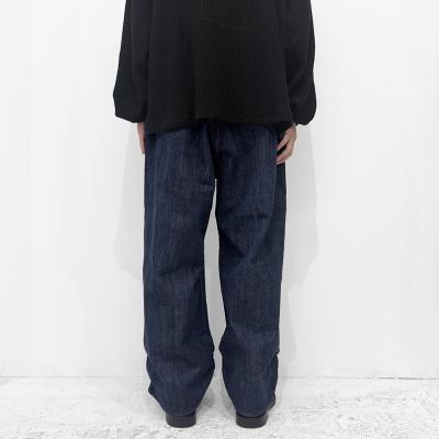 refomed [ FRESH MAN DENIM WIDE PANTS "SB" ] INDIGO