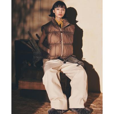 refomed [ MANUAL DOWN VEST ] GREIGE