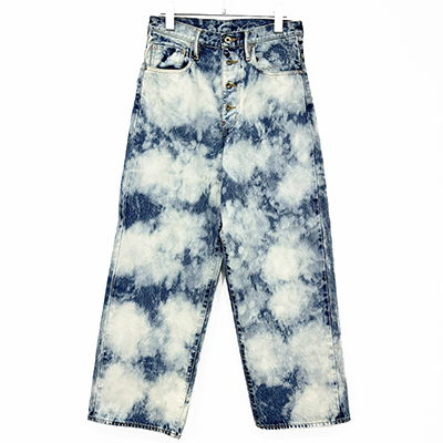 SUGARHILL [ RANDOM BLEACH CLASSIC DENIM PANTS ] FADED INDIGO