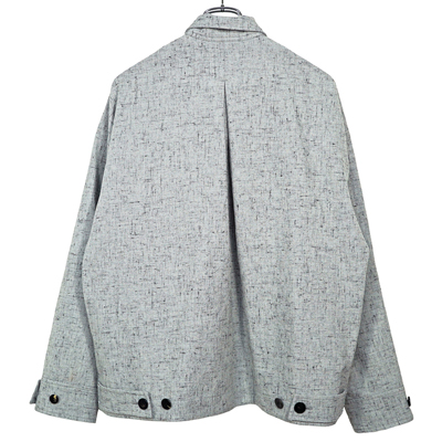 YANTOR [ Stone Nep FlyFront Jacket ] WHITE