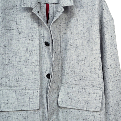 YANTOR [ Stone Nep FlyFront Jacket ] WHITE