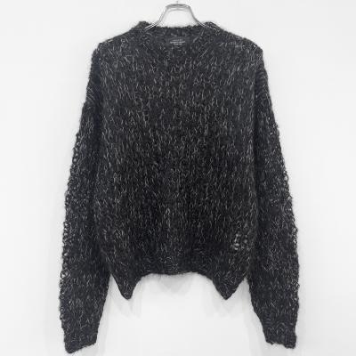 UNUSED [ US2473 (Mohair pullover knit) ] BLACK
