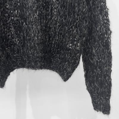 UNUSED [ US2473 (Mohair pullover knit) ] BLACK
