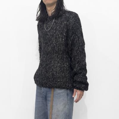 UNUSED [ US2473 (Mohair pullover knit) ] BLACK