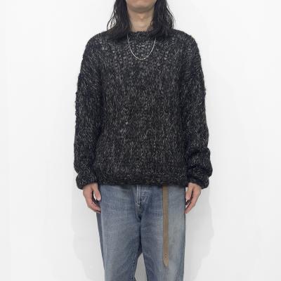 UNUSED [ US2473 (Mohair pullover knit) ] BLACK