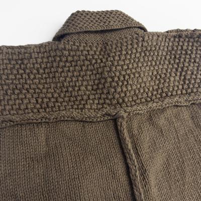refomed [ GRANNY KNIT VEST ] BEIGE