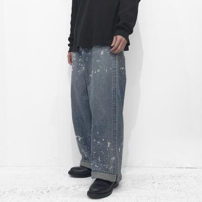 SUGARHILL [ MOLDED DENIM TROUSERS WIDE CUT ] INDIGO