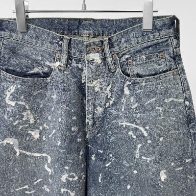 SUGARHILL [ MOLDED DENIM TROUSERS WIDE CUT ] INDIGO