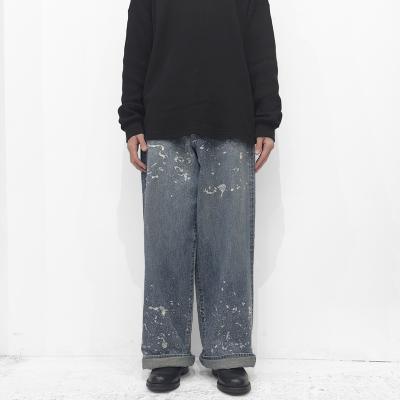 SUGARHILL [ MOLDED DENIM TROUSERS WIDE CUT ] INDIGO