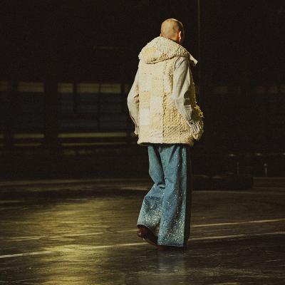SUGARHILL [ MOLDED DENIM TROUSERS WIDE CUT ] INDIGO