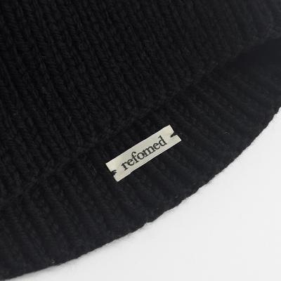 refomed [ GRANNY KNIT CAP ] BLACK