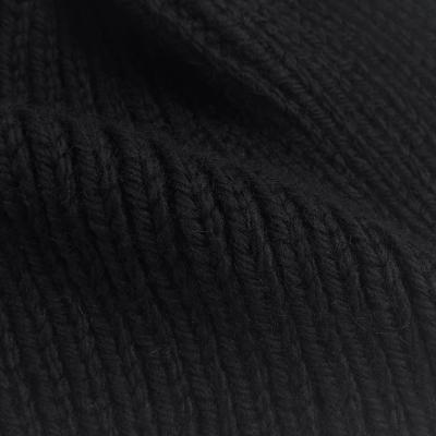 refomed [ GRANNY KNIT CAP ] BLACK