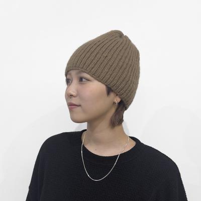 refomed [ GRANNY KNIT CAP ] BEIGE