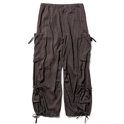 Sasquatchfabrix. [ DRAWSTRING PK CARGO PANTS ] BROWN