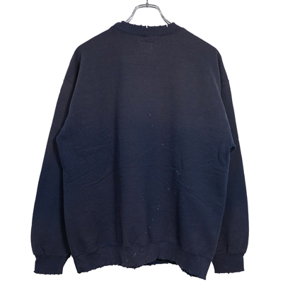 Sasquatchfabrix. [ "ERROR ZIGZAG" SWEATSHIRT ] NAVY