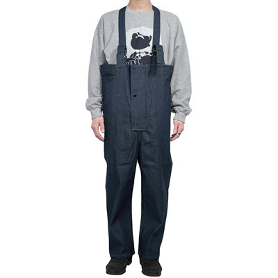 Sasquatchfabrix. [ 5POCKET OVERALL ] INDIGO NAVY