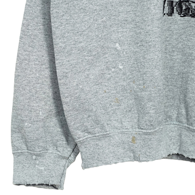 Sasquatchfabrix. [ "ERROR ZIGZAG" SWEATSHIRT ] ASH GRAY