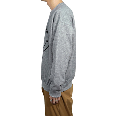 Sasquatchfabrix. [ "ERROR ZIGZAG" SWEATSHIRT ] ASH GRAY