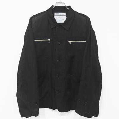DAIRIKU [ Linen SF Work Jacket ] Black