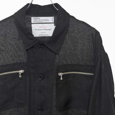 DAIRIKU [ Linen SF Work Jacket ] Black