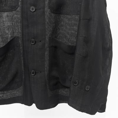 DAIRIKU [ Linen SF Work Jacket ] Black