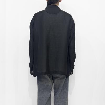 DAIRIKU [ Linen SF Work Jacket ] Black