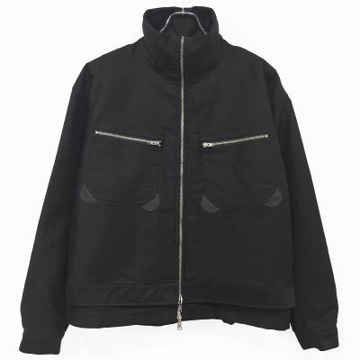 DAIRIKU [ "Vincent" Docking French Work Jacket ] Black
