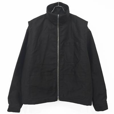 DAIRIKU [ "Vincent" Docking French Work Jacket ] Black