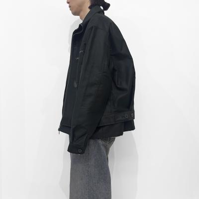 DAIRIKU [ "Vincent" Docking French Work Jacket ] Black