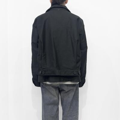 DAIRIKU [ "Vincent" Docking French Work Jacket ] Black