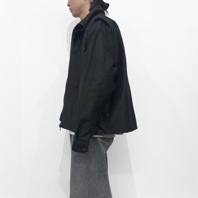 DAIRIKU [ "Vincent" Docking French Work Jacket ] Black