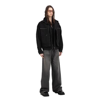 DAIRIKU [ "Vincent" Docking French Work Jacket ] Black