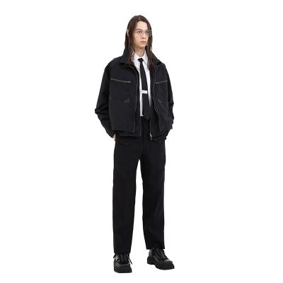 DAIRIKU [ "Vincent" Docking French Work Jacket ] Black