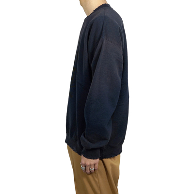 Sasquatchfabrix. [ "ERROR ZIGZAG" SWEATSHIRT ] NAVY