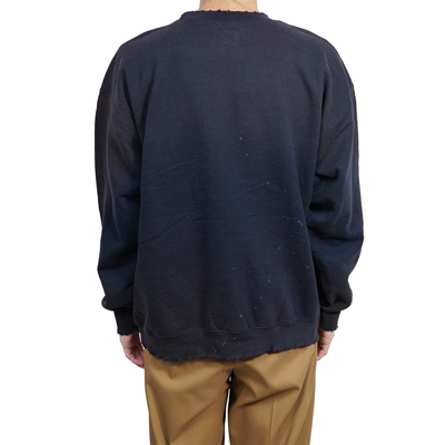 Sasquatchfabrix. [ "ERROR ZIGZAG" SWEATSHIRT ] NAVY