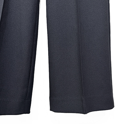 Sasquatchfabrix. [ SEMI FLARE SILHOUETTE SLACKS  ] NAVY