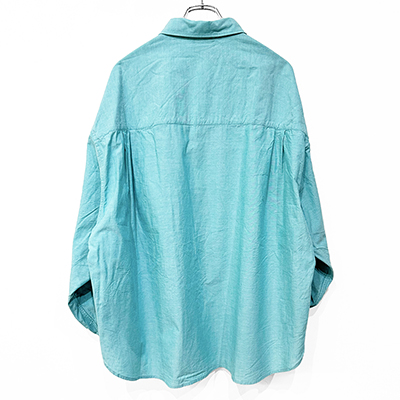 refomed [ WRIST PATCH WIDE SHIRT "CHAMBRAY" ] MINT