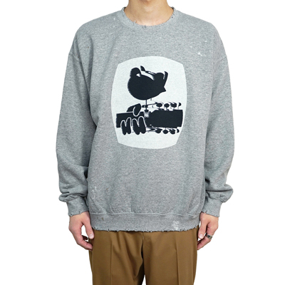 Sasquatchfabrix. [ "ERROR STOCK" SWEATSHIRT ] ASH GRAY