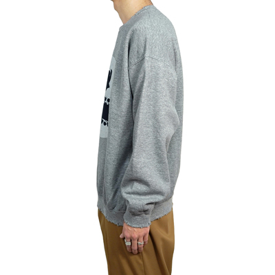 Sasquatchfabrix. [ "ERROR STOCK" SWEATSHIRT ] ASH GRAY