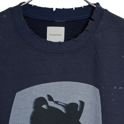 Sasquatchfabrix. [ "ERROR STOCK" SWEATSHIRT ] NAVY