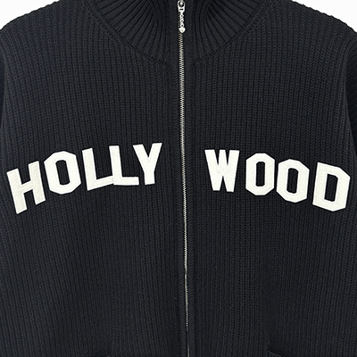 DAIRIKU [ "HOLLYWOOD" Drivers Knit ] Black