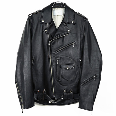 SUGARHILL [ SHEEP SKIN RIDER'S JACKET ] BLACK