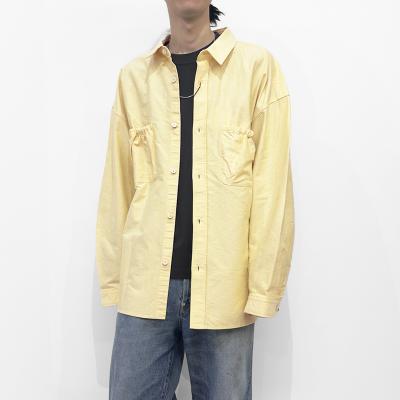 refomed [ WRIST PATCH WIDE SHIRT"OX" ] YELLOW