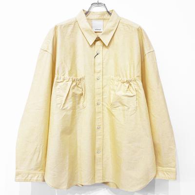 refomed [ WRIST PATCH WIDE SHIRT"OX" ] YELLOW