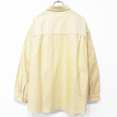 refomed [ WRIST PATCH WIDE SHIRT"OX" ] YELLOW