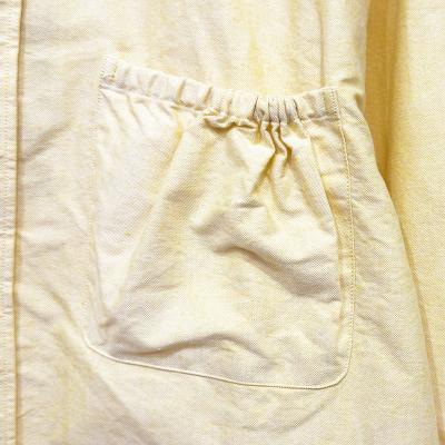 refomed [ WRIST PATCH WIDE SHIRT"OX" ] YELLOW